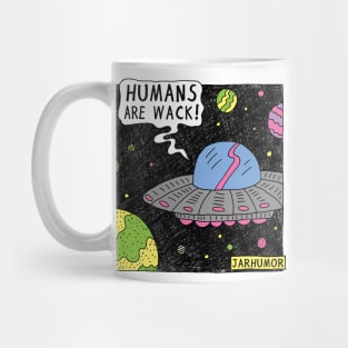 Humans Are Wack (UFO) Mug